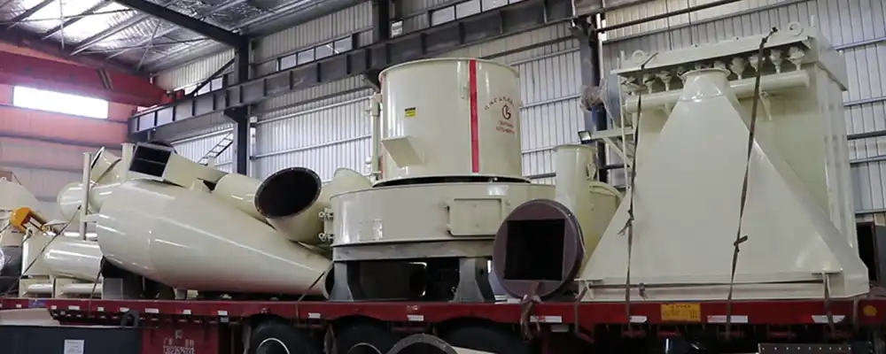 CRRM1850 Raymond Mill loaded and ready for shipment to Guangxi