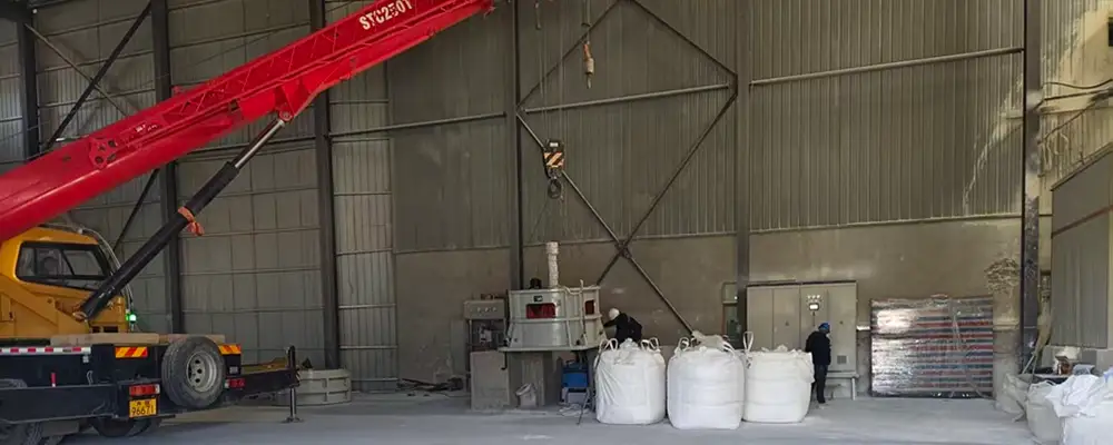 CRLM Ultrafine Vertical Mill Installation Site in Guangxi