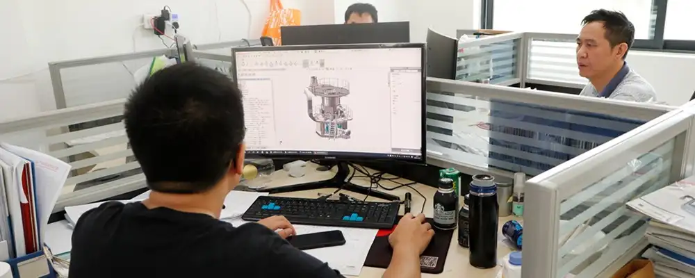 Cronus technical team designing the CRLM Ultrafine Vertical Mill project solution for Shandong