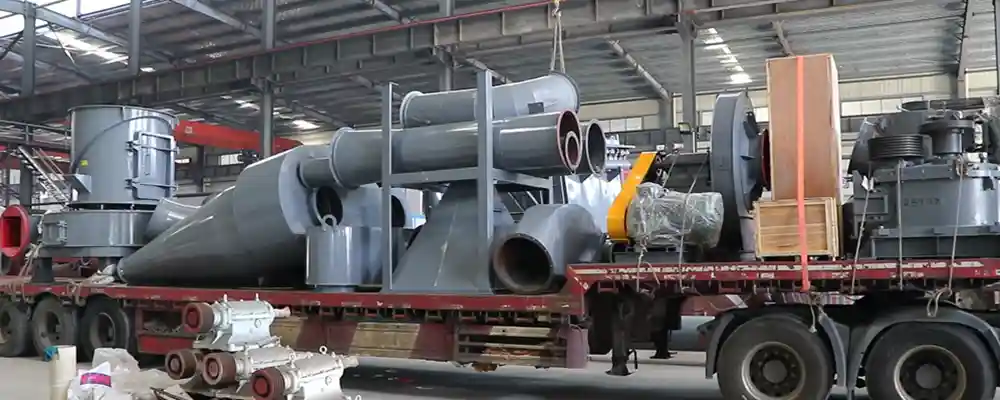 CRSF Integrated Sand and Powder Grinding Machine Loaded for Shipment to Shandong