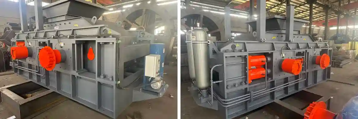 Hydraulic Double Roll Crusher