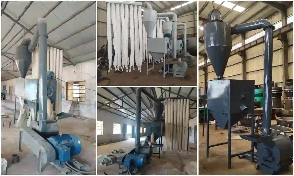 Wood Grinding Mill Customer Site