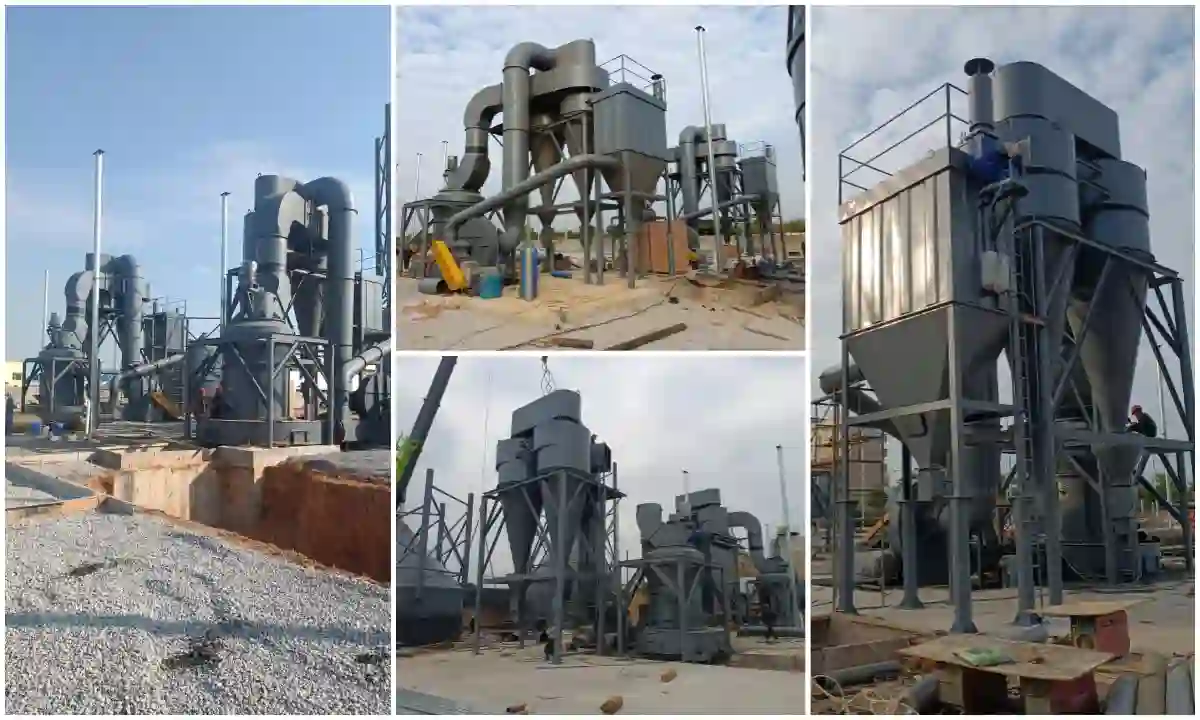 CR Silicon Carbide Grinding Mill Customer Site