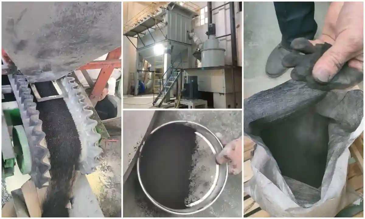 CRHGM Ultrafine Grinding Mill Processing Activated Carbon at Customer Site