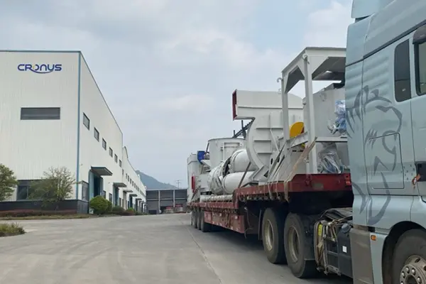 Loading site of CR calcium hydroxide production line equipment