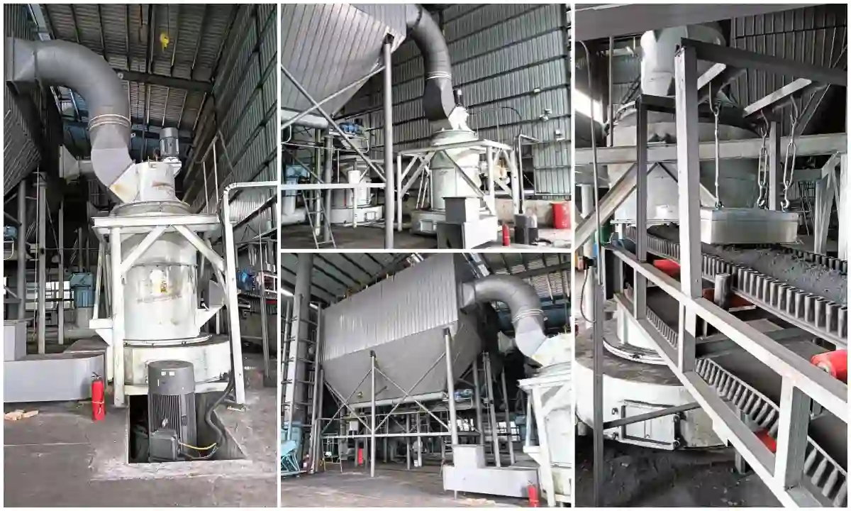 CRRM Open-Circuit Raymond Mill Processing Carbon Black Customer Site