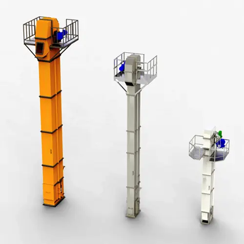 Plate chain bucket elevator, ring chain bucket elevator, belt bucket elevator