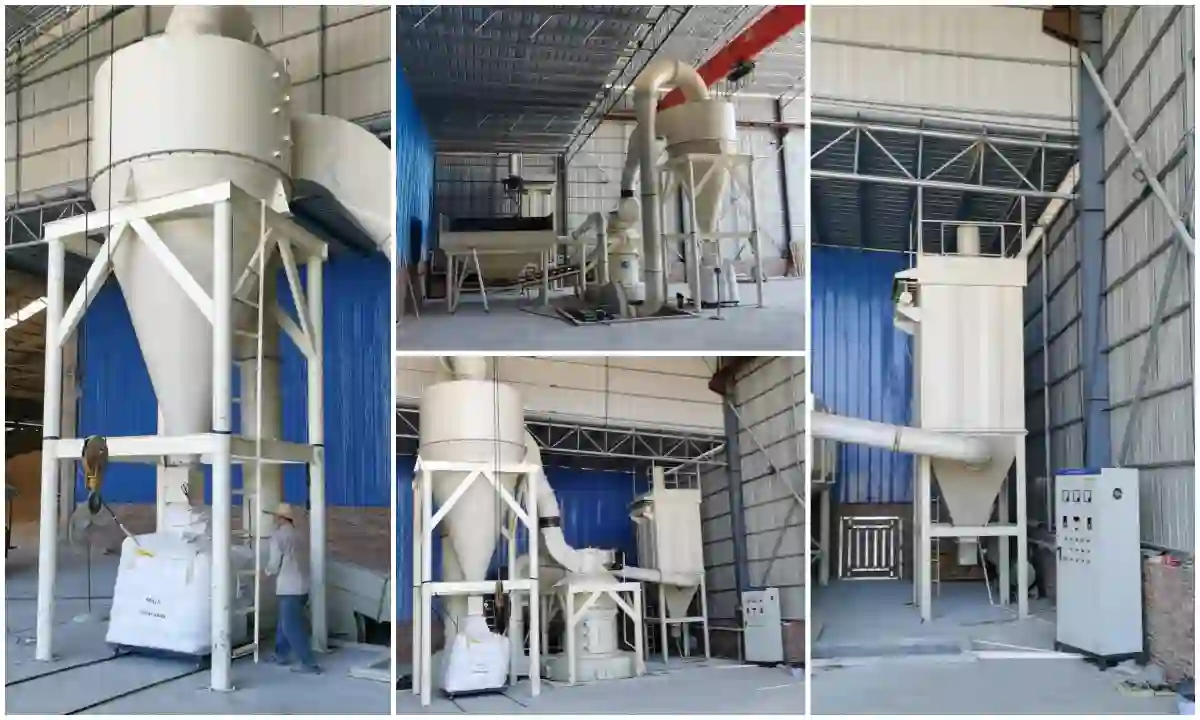 CRRM Raymond Mill Processing Bentonite Customer Site