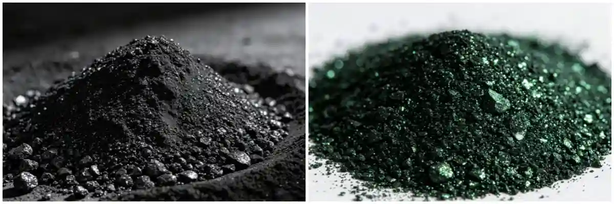 Black Silicon Carbide and Green Silicon Carbide