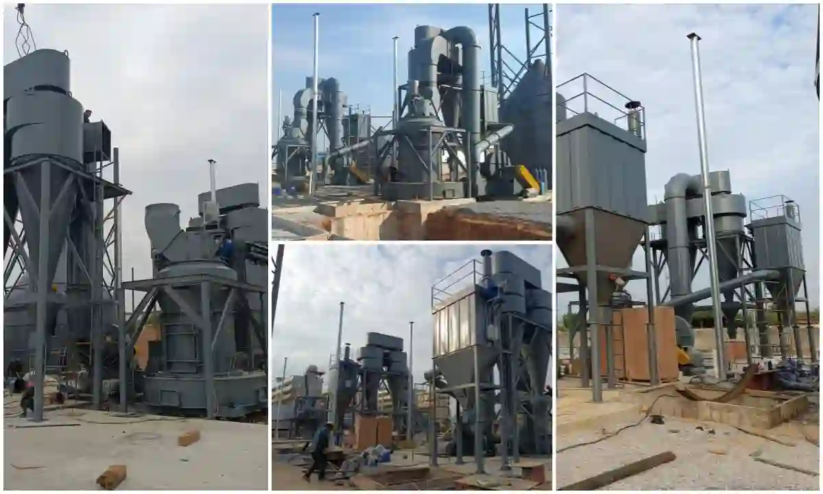 CR Silicon Carbide Grinding Mill Customer Site