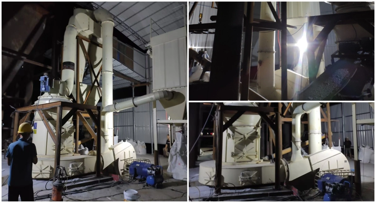 CRRM 5R4128 Raymond Mill Processing Manganese Ore Customer Site
