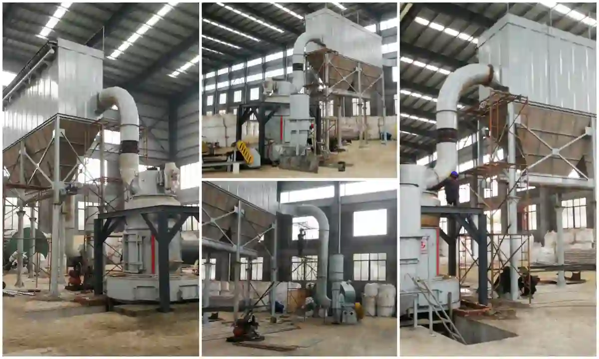 Customer Site: CRRM Open-Circuit Raymond Mill Processing Monoammonium Grinding Mill
