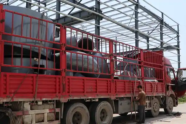CRSF1280 Integrated Sand and Powder Grinding Machine loaded and ready for shipment