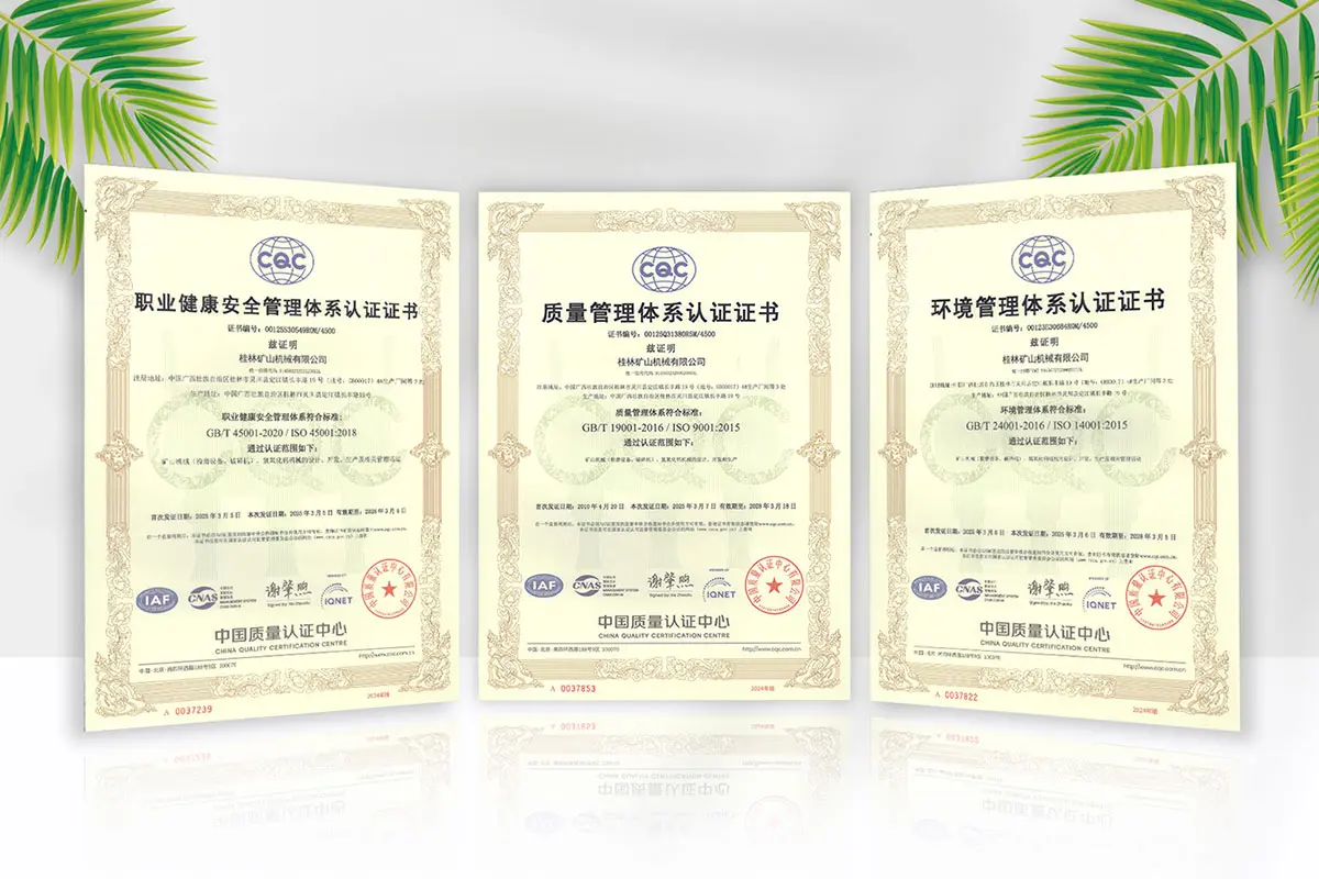 Cronus Machinery's ISO Certifications for Quality, Environmental, and Safety Management Systems