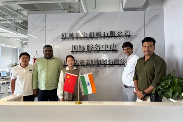 Indian Clients Visit Cronus Machinery